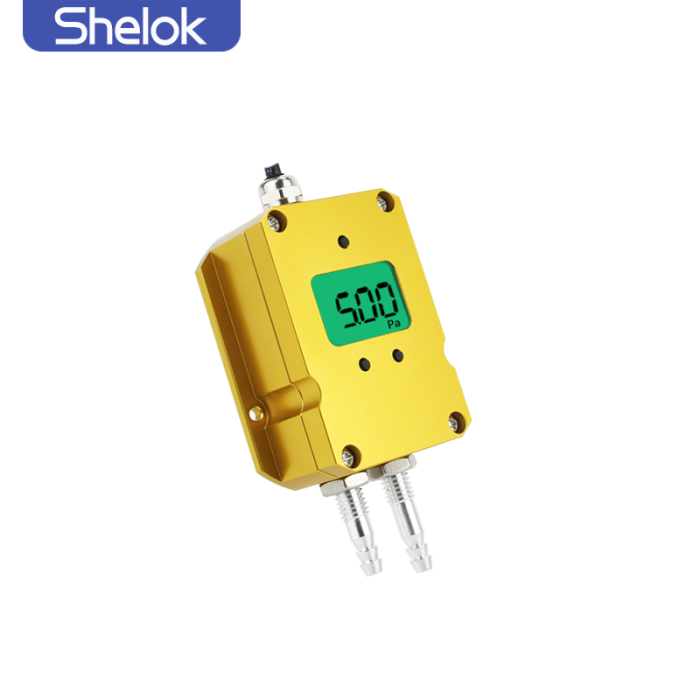 Shelok LCD/LED Micro pressure sensor Air Differential Pressure Transmitter